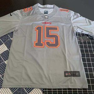 Nike Patrick Mahomes Gray Kansas City Chiefs 15# Jersey
